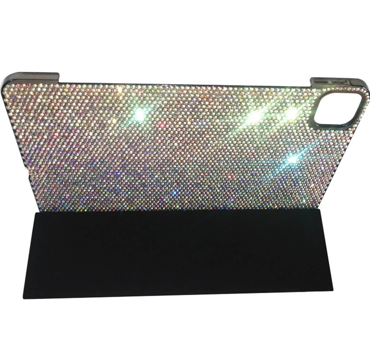 Teazgopx Bling Rhinestone Case for iPad Air 13-Inch M3 2025/M2 2024,iPad Pro 12.9 inch(2022/2021,6th/5th Gen)-High Quality Hand Glued Diamond Case,Gl