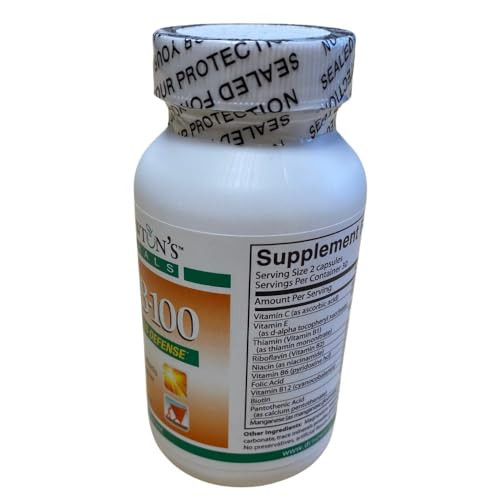 Dr Newtons Naturals Vital B100 Vitamin B Complex Supplement 60 Capsules
