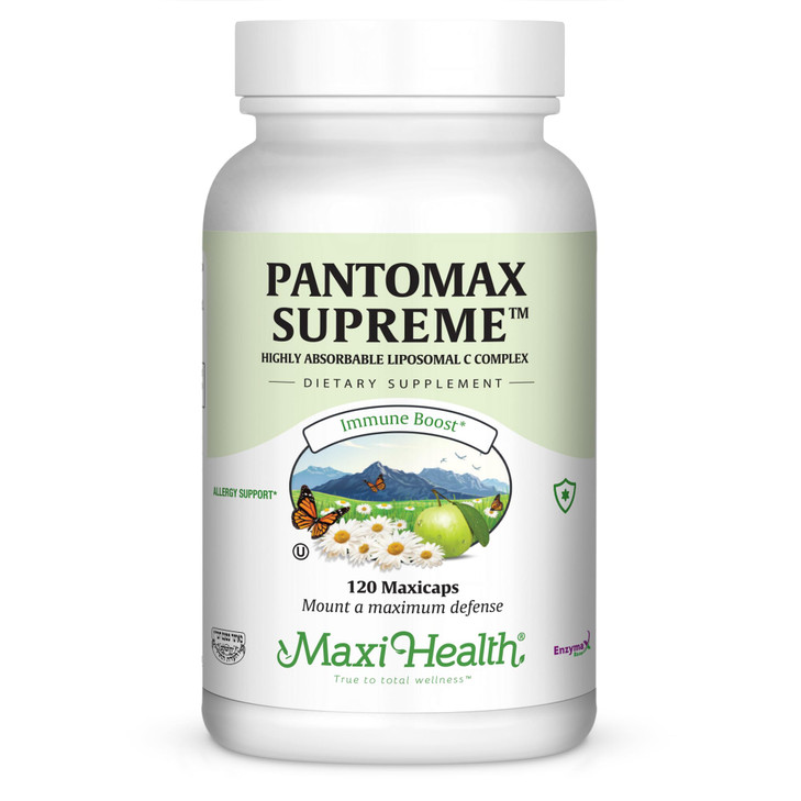 Maxi Health Pantomax Supreme  Immune Boost with Vitamin C Lipizorb-C & Pantothenic Acid  Vitamin B5 Pantothenic Acid Supplement for Exhaustion Regu