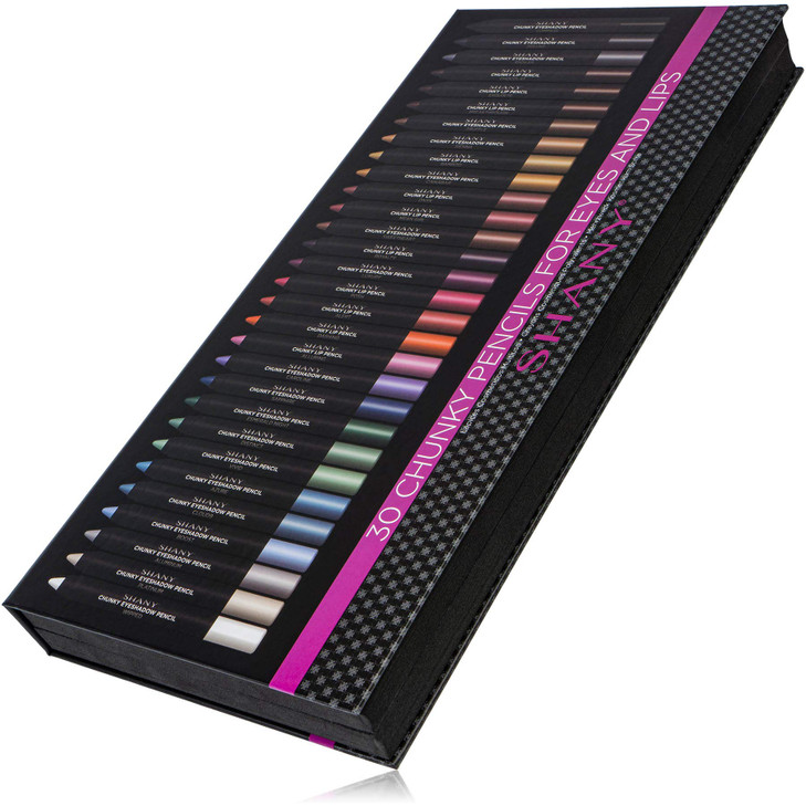 SHANY Chunky Eyeshadow Pencils Lip Liner, Eyeliner, Eye Pencil, Multi Use Chunky Pencils for Eye Shadow, Lip Makeup, Lipstick with Vitamin E,Aloe Ver