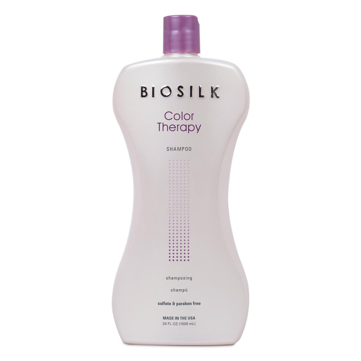 BioSilk Color Therapy Shampoo, Gently Cleanses Without Stripping Hair Color, Color Protection While Cleansing, Sulfate, Paraben & Cruelty-Free, 34 Oz