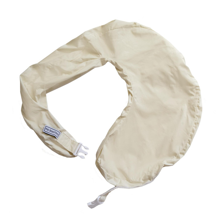 My Brest Friend Organic Cotton Deluxe Nursing Pillow Cover - Slipcovers For Baby - Adjustable Fit, Easy Care, Durable - Original Nursing Pillow Not I