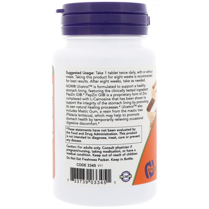 NOW Foods Ulcetrol 60 Tablets (Pack of 2)