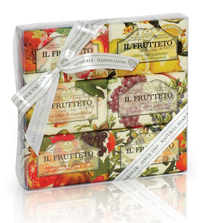Nesti Dante IL Frutteto Soaps Gift Set, 5.3 Ounce (Pack of 6)