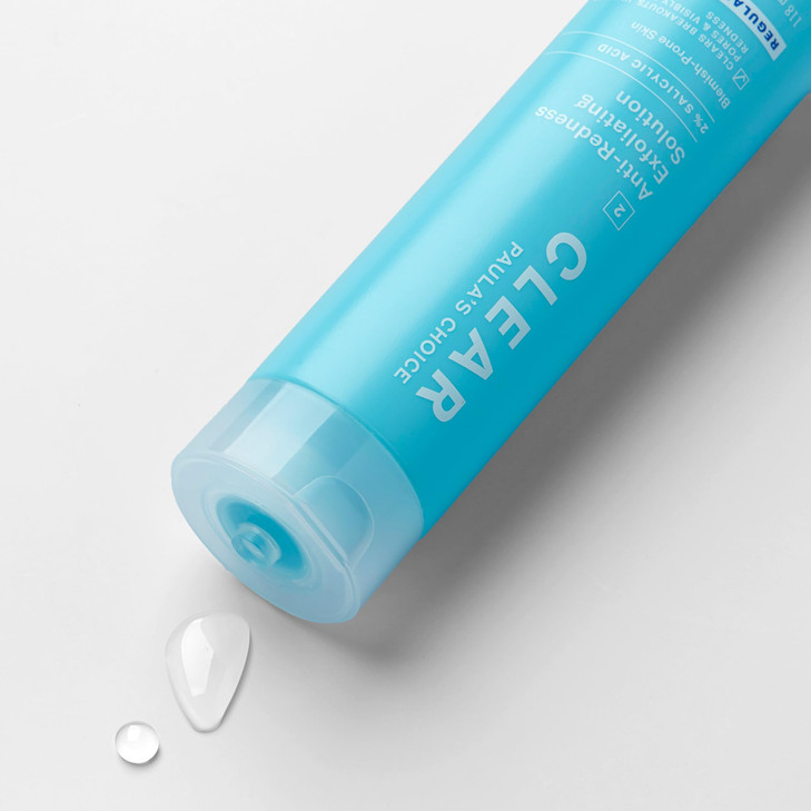 Paula's Choice CLEAR Anti-Redness Exfoliating Solution, 2% Salicylic Acid Liquid Exfoliant for Face, Face Exfoliant for Mild to Severe Acne & Breakou