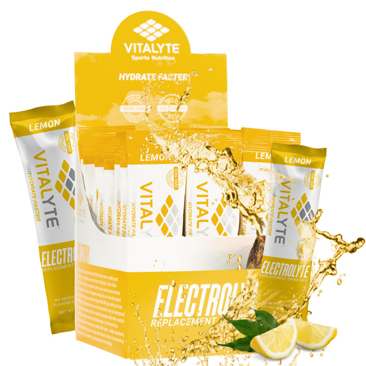 Vitalyte Electrolyte Powder Packets - Isotonic Clean Electrolyte Hydration Drink Mix - Single Serve Rehydration Packets with No Artificial Colors, Fl