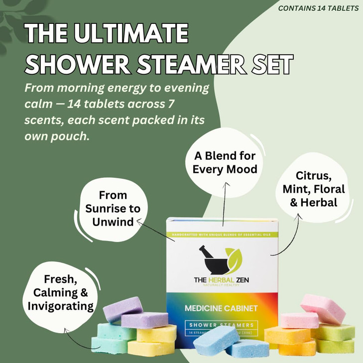 Shower Steamers Aromatherapy Tablets  Variety Pack - Shower Bombs Aromatherapy Made in USA  Valentines Day Gift for Her and Him  Natural Essential