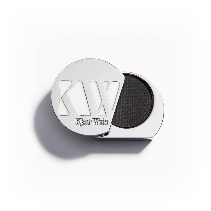 Kjaer Weis Powder Eye Shadow. Highly Pigmented Black Eyeshadow with Organic Ingredients. Ultra Blendable Eye Shadow for Long Lasting Eye Makeup. Crue