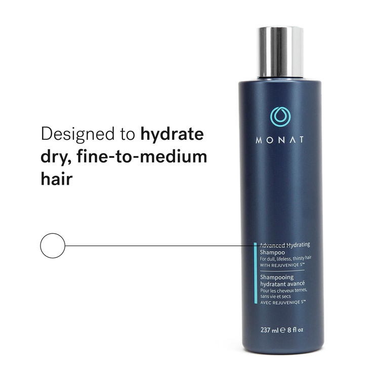 MONAT Advanced Hydrating Shampoo Infused with Rejuveniqe S - Lightweight Hair Shampoo/Moisturizing Shampoo That Nourishes Fine to Medium Hair - Net W
