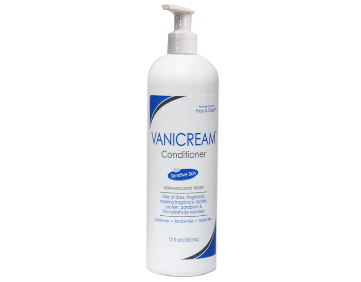 Vanicream Conditioner for Sensitive Skin, Free of Dyes, Fragrance, Lanolin, Parabens and Formaldehyde Releasers, Dermatologist Tested, 12 fl oz (Pack