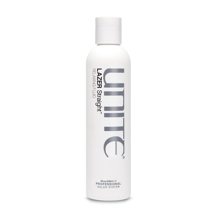 UNITE Hair  LAZER Straight Relaxing Fluid  Anti-Frizz Smoothing Cream for Sleek, Straight, Shiny Hair  Loosens Waves, Controls Flyaways & Adds Lig