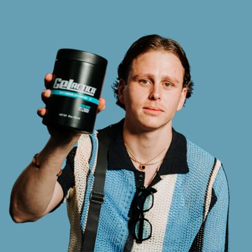 Gelactica Max Control Hair Gel for Men, Alcohol-Free, Strong Hold Styling Gel, Natural Extracts for Long-Lasting Hold and Shine, Slick Back Hair Styl