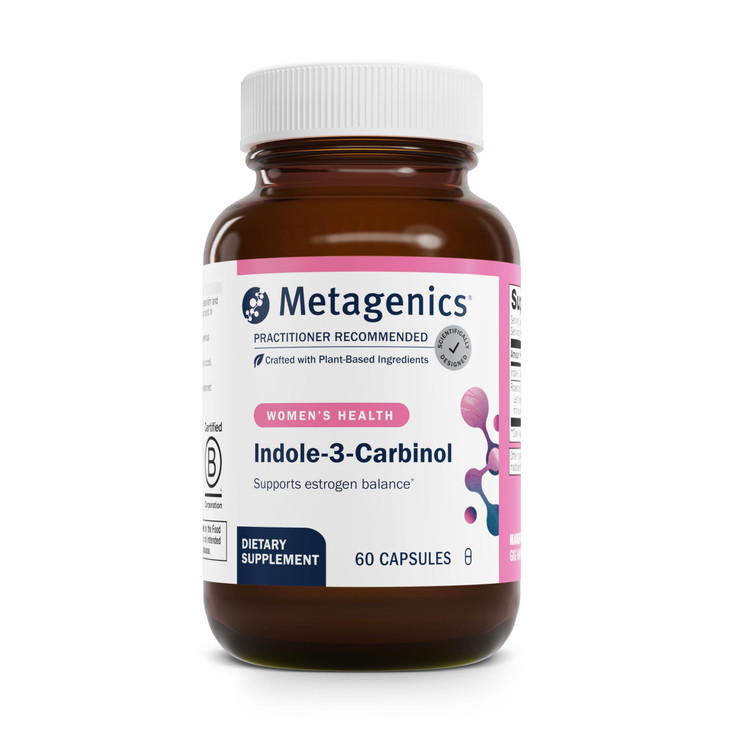 Metagenics Meta Indole-3-Carbinol Supplement - Supports Estrogen Hormone Balance, Antioxidant & Liver Health* - Non-GMO, Gluten-Free, Vegan - GMP Cer