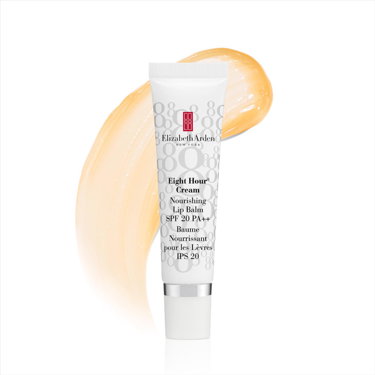 Elizabeth Arden Eight Hour Cream Nourishing Lip Balm, SPF 20 Sunscreen Balm, Moisturizer for Chapped Lips with Shea Butter & Vitamin E, 0.5 fl oz