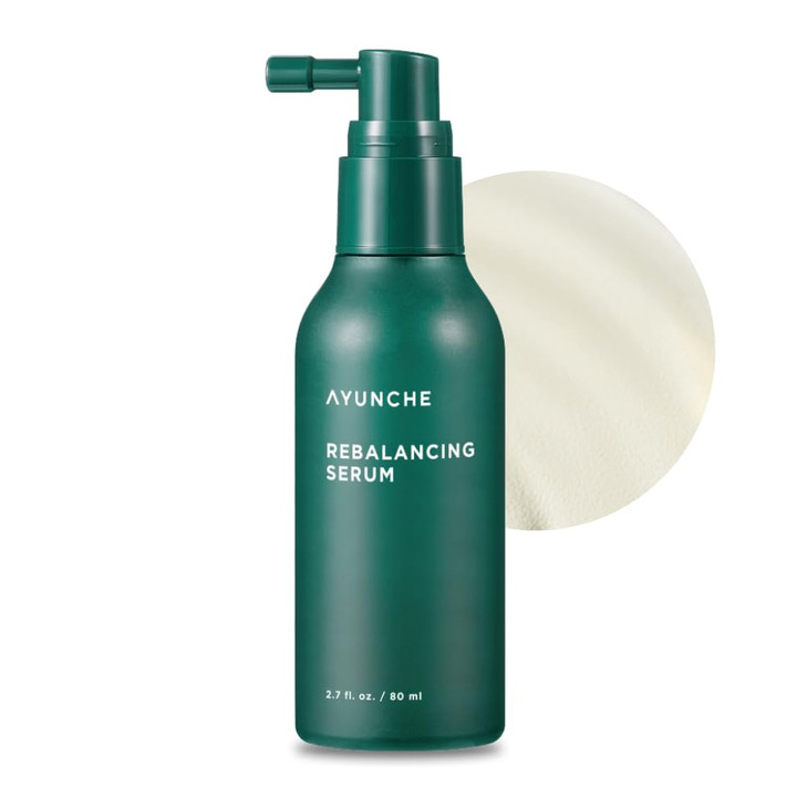 AYUNCHE Rebalancing Hair Serum 2.7 fl. oz. (80ml) [For All Hair Types] | Hair Root Protection & Strengthening | Scalp cooling effect | Biotin and pro