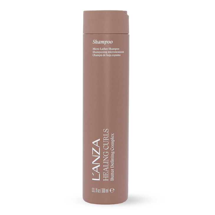 L'ANZA Healing Curls Butter Shampoo - Curly Hair Shampoo for a Creamy, Color-Safe Cleanse and Refreshed Curls - Paraben and Sulphate Free Shampoo (8