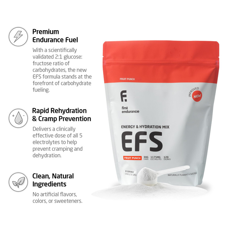 EFS Hydration & Endurance Drink Mix - Premium Carbohydrates for Energy & Performance, Electrolytes for Rapid Rehydration & Running, Cycling and Triat
