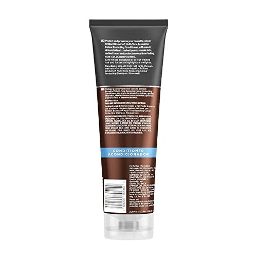 John Frieda Brilliant Brunette Multi-Tone Revealing Moisturizing Conditioner 8.45 oz (Pack of 5)