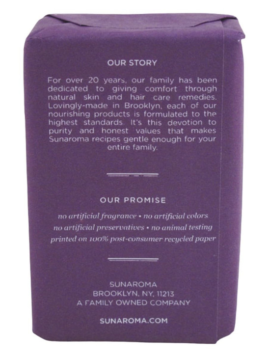 Sunaroma Soap Bar Lavender Shea + Vitamin E Oil 8 Ounce (Pack of 6)
