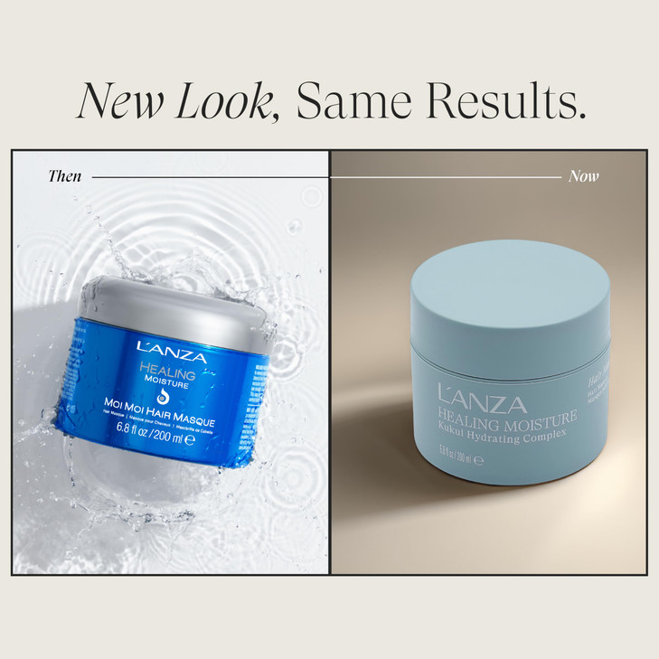 L'ANZA Healing Moisture Moi Moi Hair Masque, Moisturizes and Refreshes Dry and Coarse Hair, Rich With Bamboo Codifying Complex, Sulfate-free, Paraben