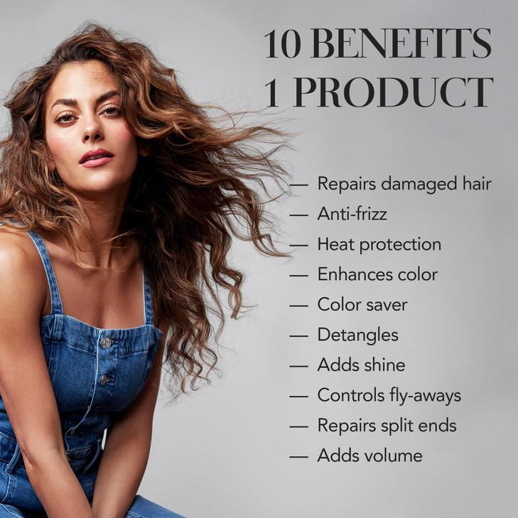 Saphira Leave On Hair Mask for All Hair Types - Detangles and Controls Frizz, Heat and Color Protectant, Sulfate-Free, Paraben-Free, 5.1 Ounce