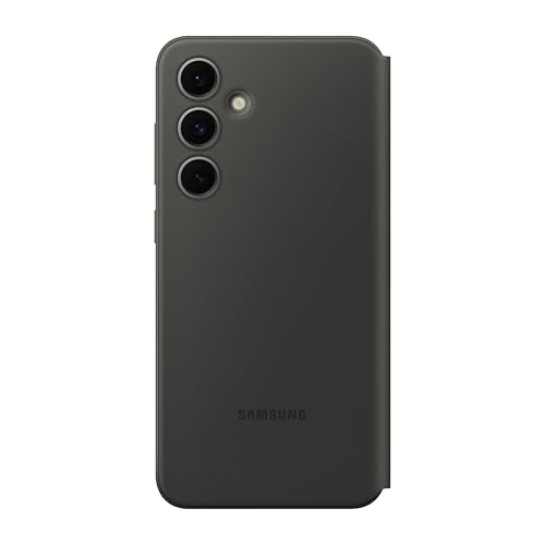 Samsung Galaxy S24 FE Wallet Phone Case, Protective Cover with Smart Small Screen View, Finger Tap Control, Slim Design, Card Holder Pocket, US Versi