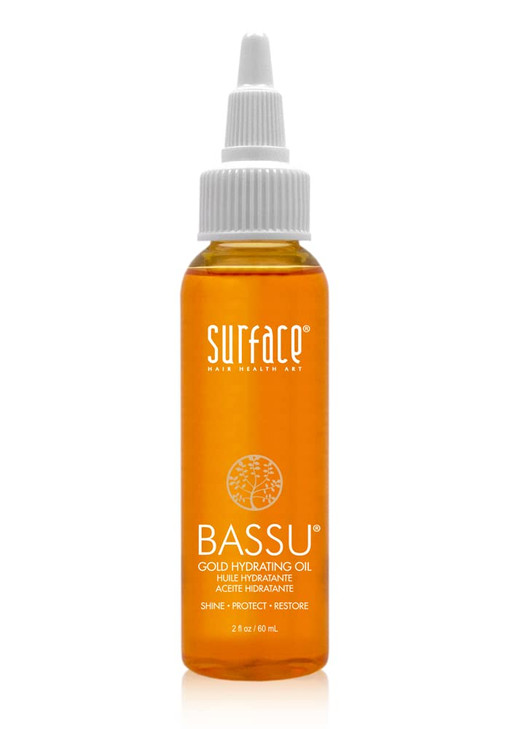 Surface Hair - Bassu Gold Hydrating Oil, Protect While Brightening Color And Adding Shine, 2 Fl. Oz.