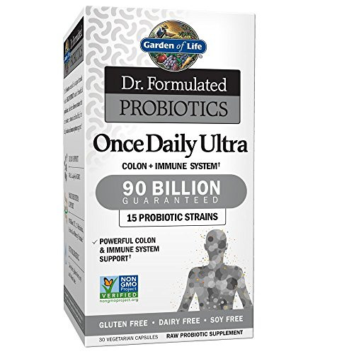 Garden of Life Probiotics for Women and Men, Dr. Formulated Once Daily Ultra 90 Billion Adult Probiotic for Digestive Health, Immune System Support,