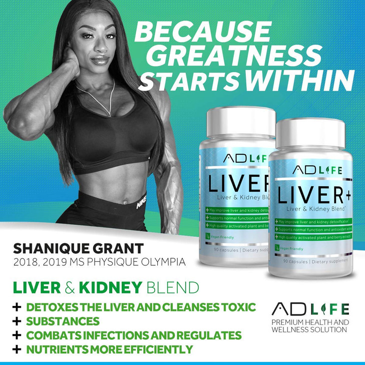 Project AD Liver+ Liver Cleanse & Detox, Liver Supplement (90 Capsules)