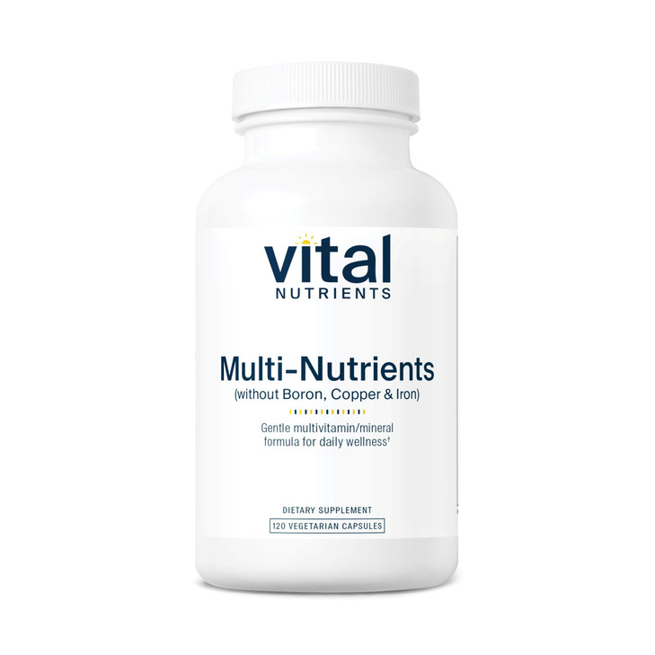 Vital Nutrients Multi-Nutrients 5 Ultra Antioxidant Formula - Boron, Copper, and Iron Free - Vegetarian Daily Multivitamin and Mineral - Gluten, Dair