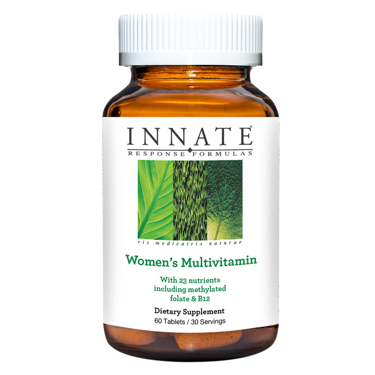 INNATE Response Formulas Womens Multivitamin - Daily Multivitamin For Women - With Vitamins B12, B6, and D3 - Includes Methylated Folate - Made With