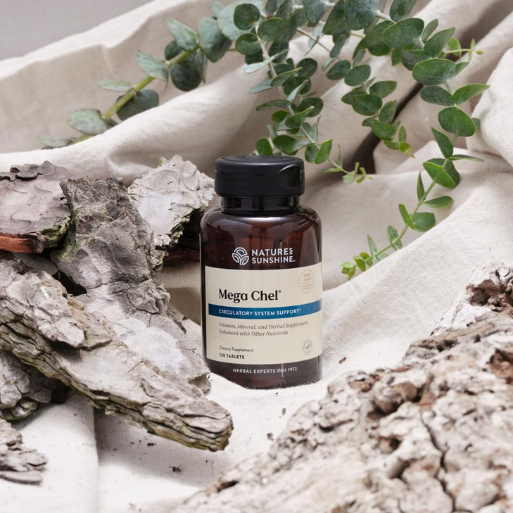 Nature's Sunshine Mega-Chel, 120 Tablets, Complete Vitamin with Powerful Antioxidants, Herbs, Vitamins, Minerals, and Amino Acids That Support The Ci