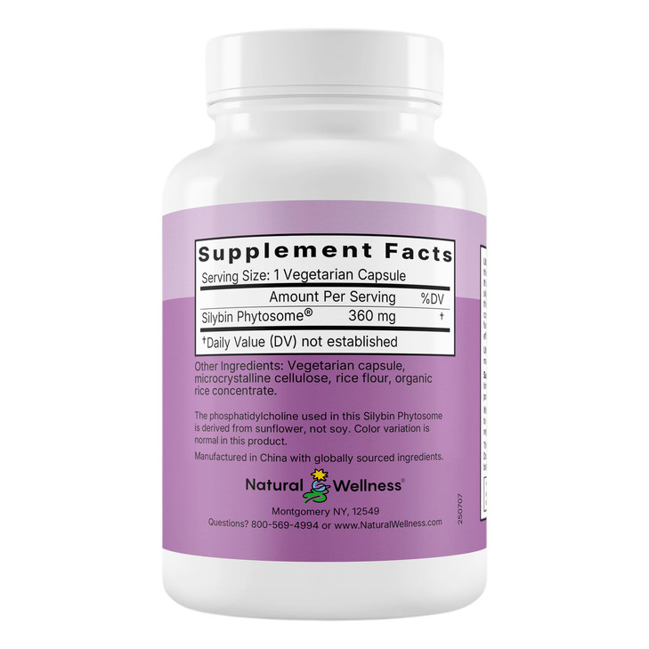 UltraThistle Advanced Milk Thistle Liver Support  1080mg Silybin Phytosome Patented Formula  Herbal Liver Cleanse & Detox  No Soy, Gluten Free, No