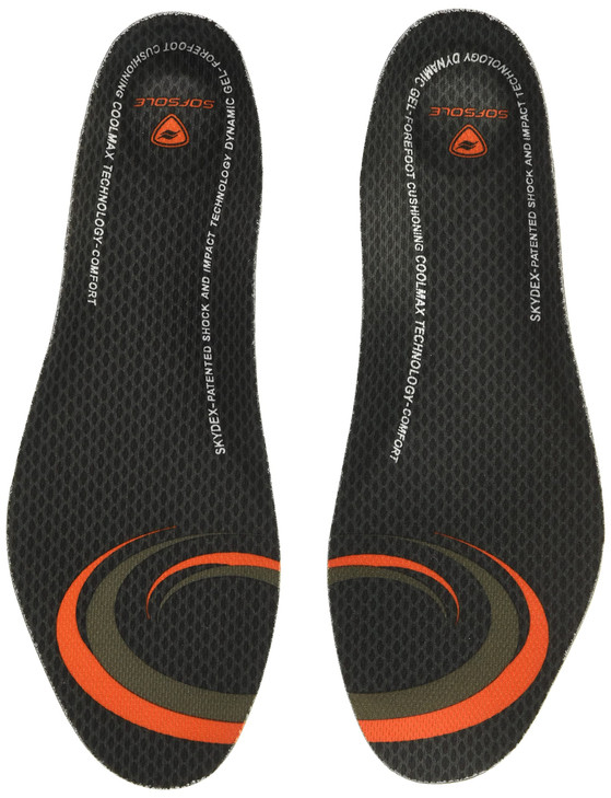 Sof Sole Insoles Men's AIRR Performance Full-Length Gel Shoe Insert, Men's 7-8.5