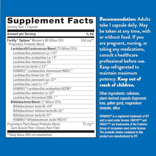 Nature's Way - Primadophilus Optima Women's 90 Billion Active Probiotics - 30 Vegetarian Capsules