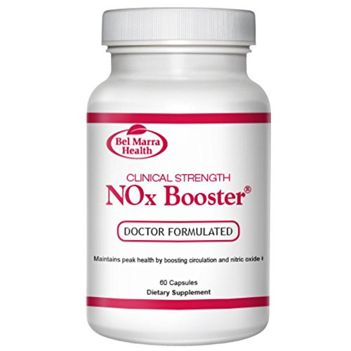 Bel Marra Health NOx Booster Supplement  ViNitrox®, Hesperidin, Hawthorn Extract  Promotes Circulation  60 Capsules