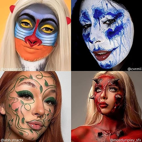 Mehron Makeup Paradise Makeup FX 8 Color Basic Palette | Magnetic Refillable Body Paint & Face Paint Palette | Professional & Water Activated | Costu