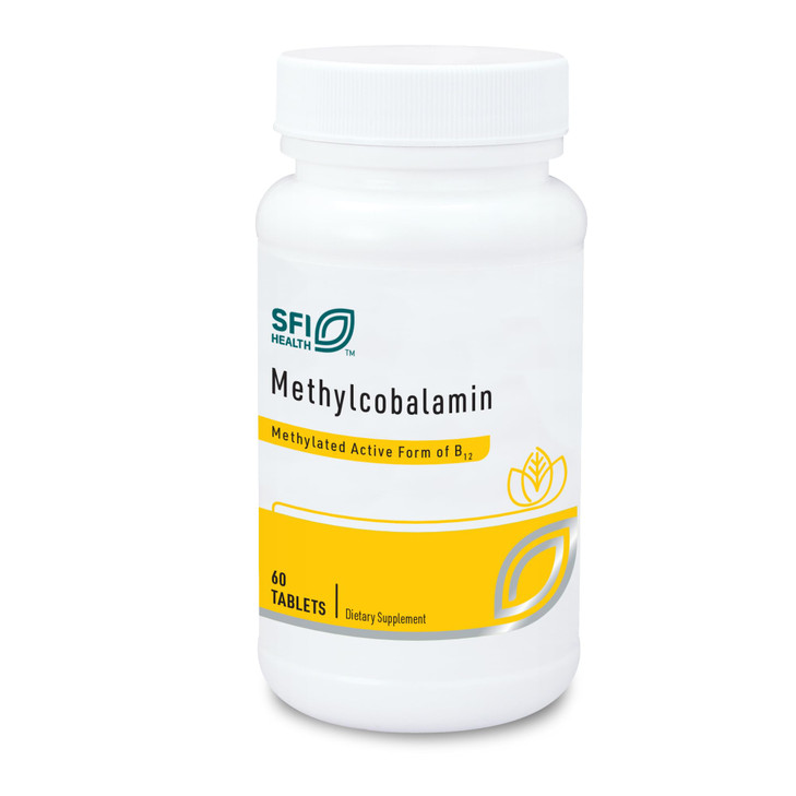 Klaire Labs SFI Health Methylcobalamin Lozenges - 5000 Micrograms Vitamin B12 for Cognitive & Cardiovascular Support, Hypoallergenic & Natural Cherry