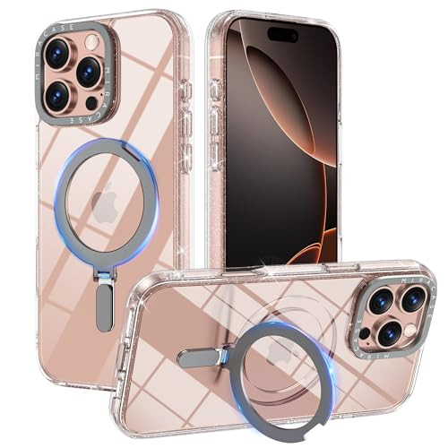 Miracase 2024 Magnetic for iPhone 16 Pro Max Case with Stand 6.9'' [Compatible with MagSafe] Shockproof Phone Case for iPhone 16 ProMax with Flexible