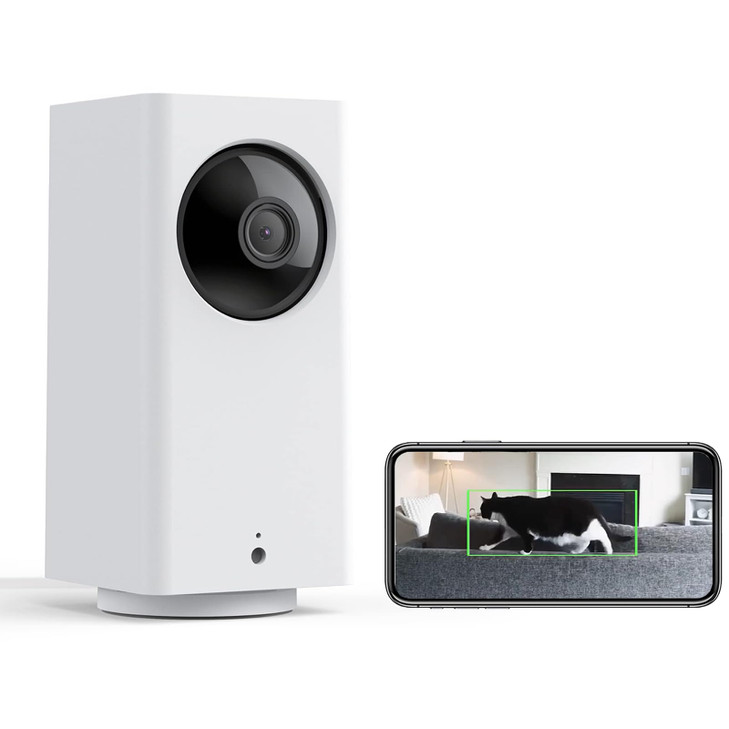 WYZE Cam Pan v2 1080p Pan/Tilt/Zoom Indoor Security Camera with Color Night Vision, Motion and Sound Detection, Wi-Fi Smart Home Security Camera Comp