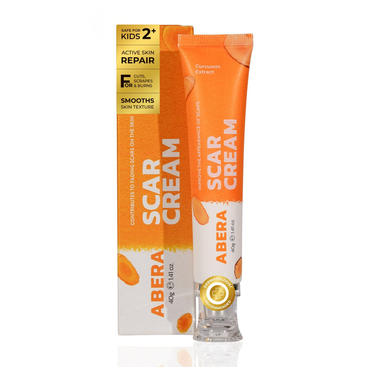 ABERA Scar Cream Repair - Advanced Skin Regeneration & Recovery Cream for Minor Cuts, Scrapes & Burns, Diabetic Skin Care Support, Active Skin Repair