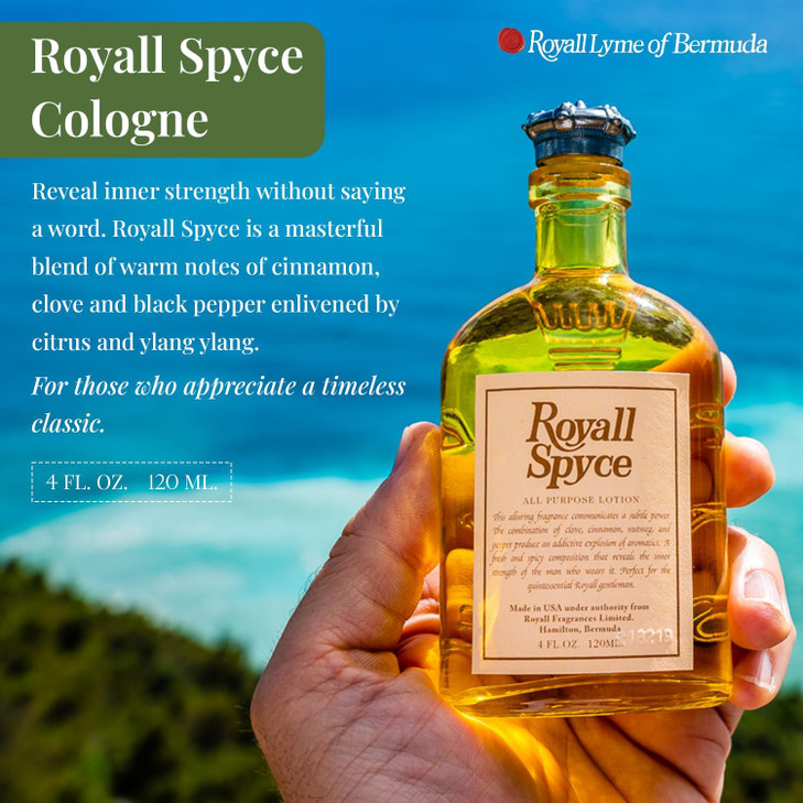 Royall Spyce By Royall Fragrances For Men. All Purpose Lotion 4.0 Oz (Packaging May vary)