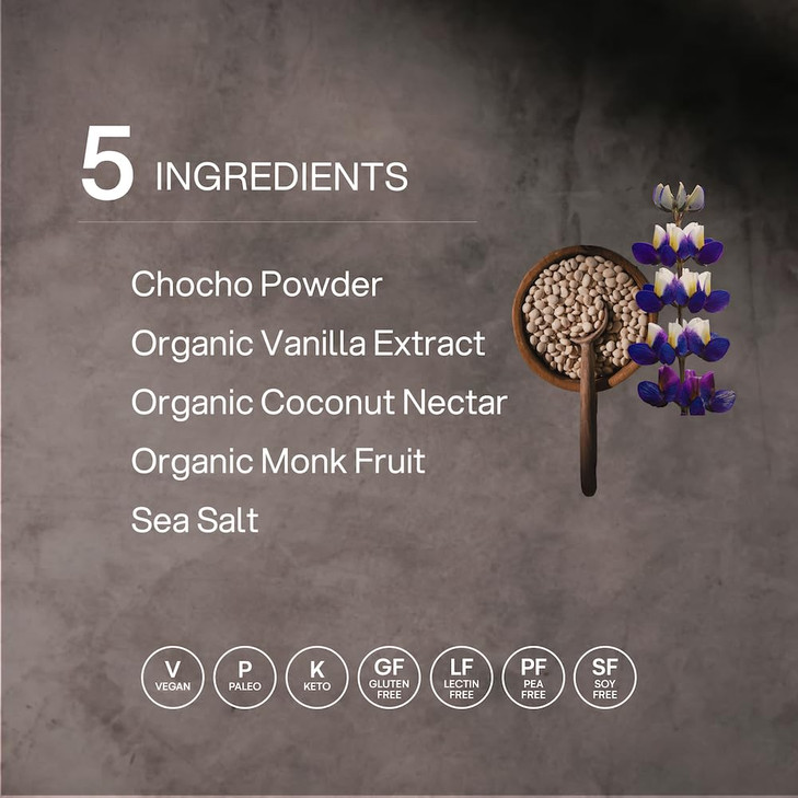 Mikuna Vegan Protein Powder (Vanilla, 15 Servings) - Plant Based Chocho Superfood Protein - Dairy Free Protein Powder Packed with Vitamins, Minerals