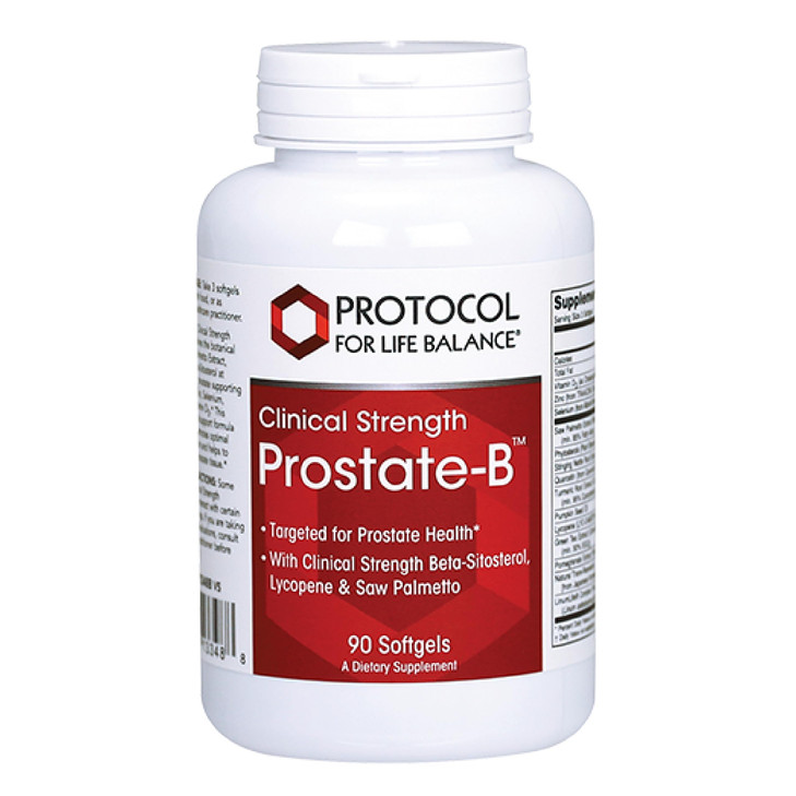 PROTOCOL FOR LIFE BALANCE Prostate-B Clinical Strength - Prostate Health Supplement for Men - with Beta Sitosterol, Lycopene & Saw Palmetto - Halal &