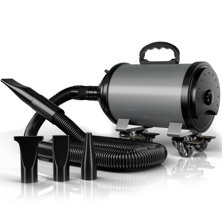 Car Dryer Air Blower, Car Dryer with 2-Speed Adjustable Airflow, Car Blower for Drying with 16 ft Flexible Hose, Detailing Air Blower with 140°F High
