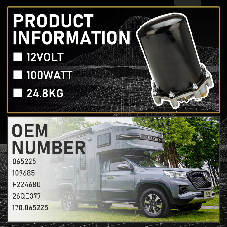 Gagsu Air Dryer 12V AD9 Style Compatible with Bendix 065225, 109685, F224680, 26QE377, 170.065225