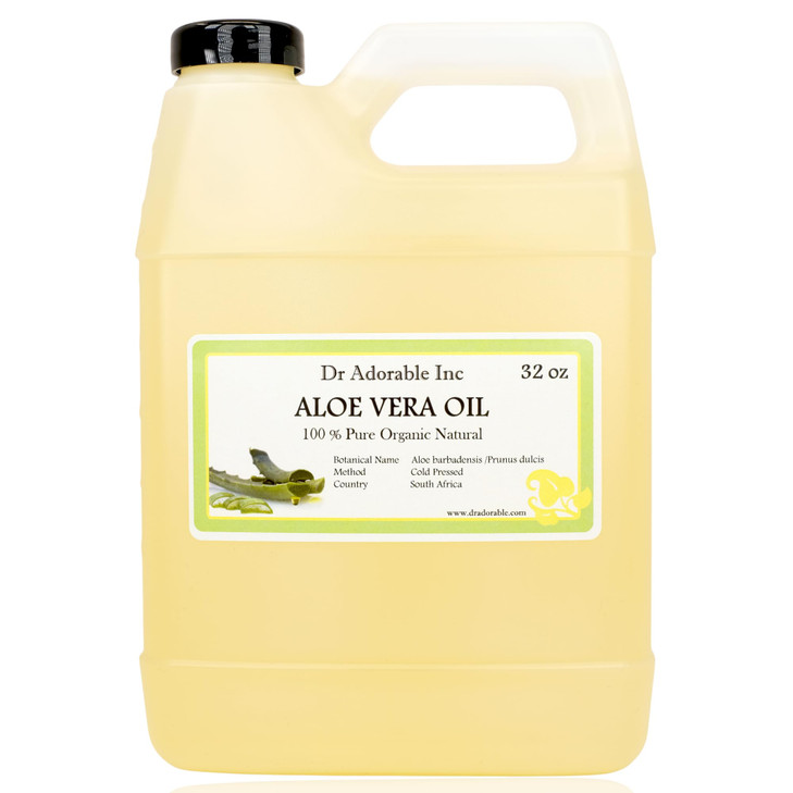 Dr Adorable - 32 oz - Aloe Vera Oil - 100% Pure Natural Organic