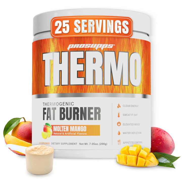 ProSupps Thermogenic Fat Burner Powder, Molten Mango - Weight Loss & Metabolism Booster Pre Workout Supplement for Women & Men - Supports Appetite Co