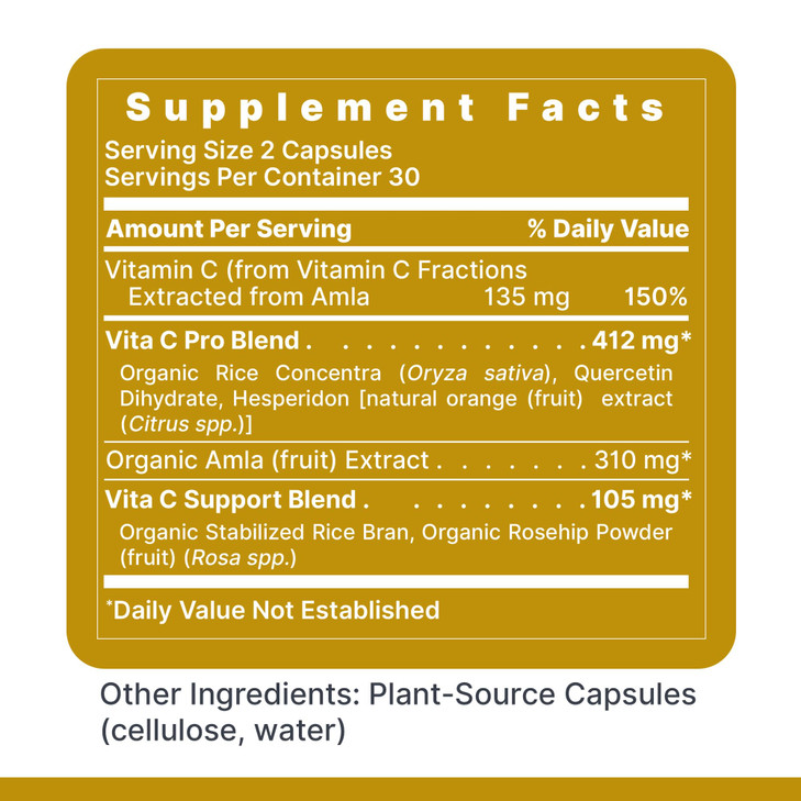 Premier Research Labs Vitamin C Supplement - Natural Vitamin C, Whole Food Vitamin C, Essential C Complex, Pure with Bioflavonoids & Organic Ingredie