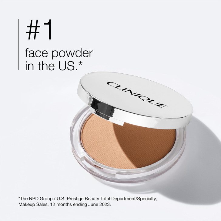 Clinique Stay-Matte Sheer Pressed Powder For Oily Skin Types | Sheer Coverage + Matte Finish | Minimizes Shine, Stay Neutral